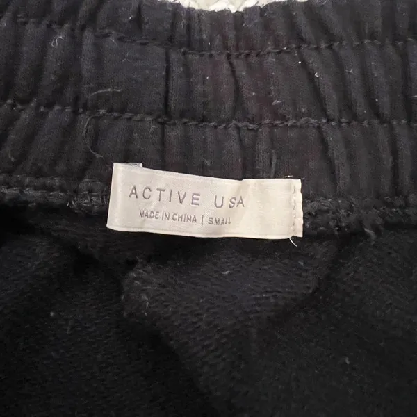 Active USA Black joggers - Image 3