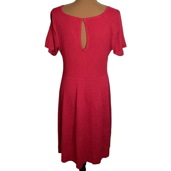 Torrid Mini Sweater Skater Dress in red size 2X - Image 3