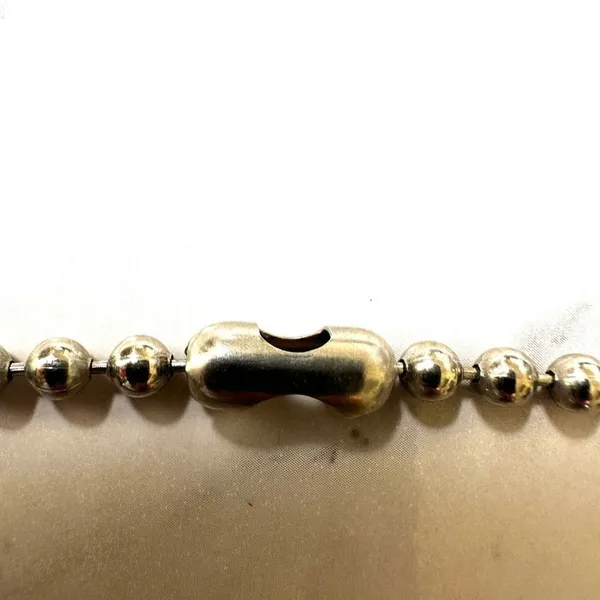 Silver tone love pendant necklace - Image 8