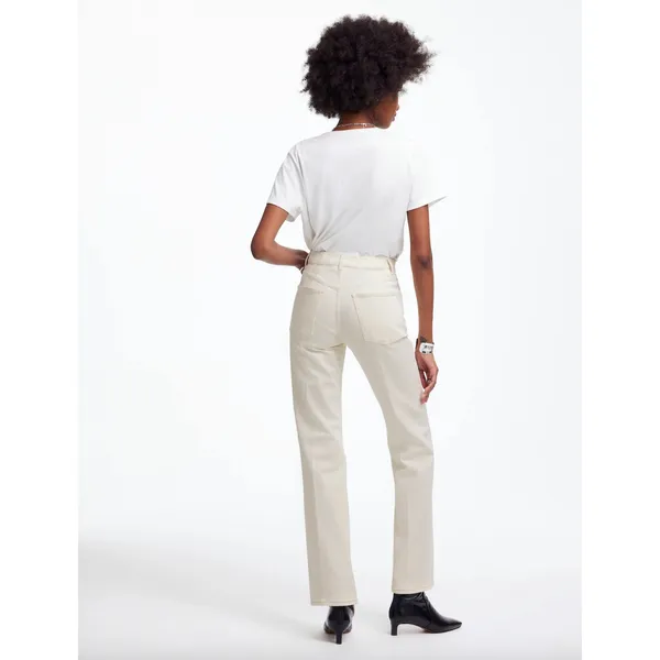 Madewell Relaxed Bootcut Jeans Vintage Ivory Comfort StretchHigh Rise US 29 NWT - Image 4