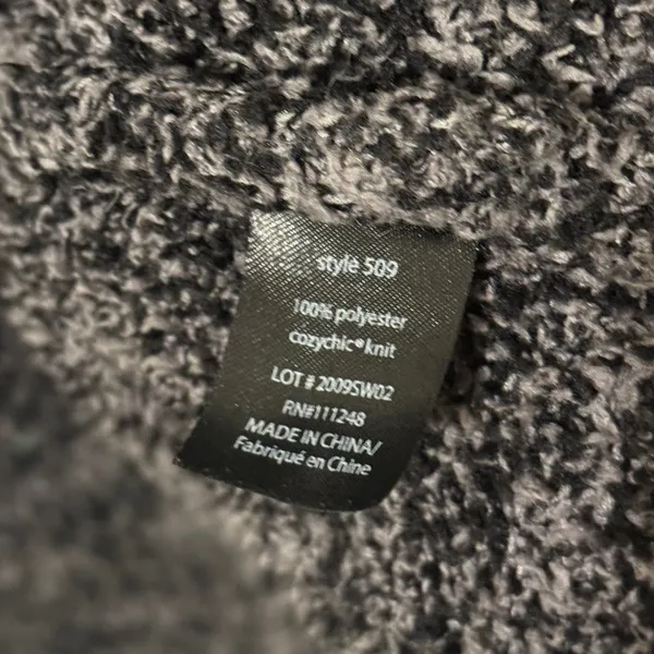 Barefoot Dreams Gray CozyChic Knit Robe #509 - Image 8