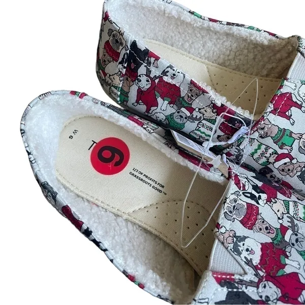 Toms Dogs Winter Sweaters 6‎ Christmas Shearling Lined Shoes Holiday - Image 3