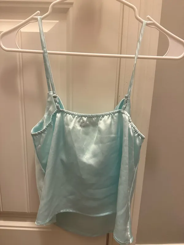 Nasty Gal Cowl Neck Top Satin - Image 2