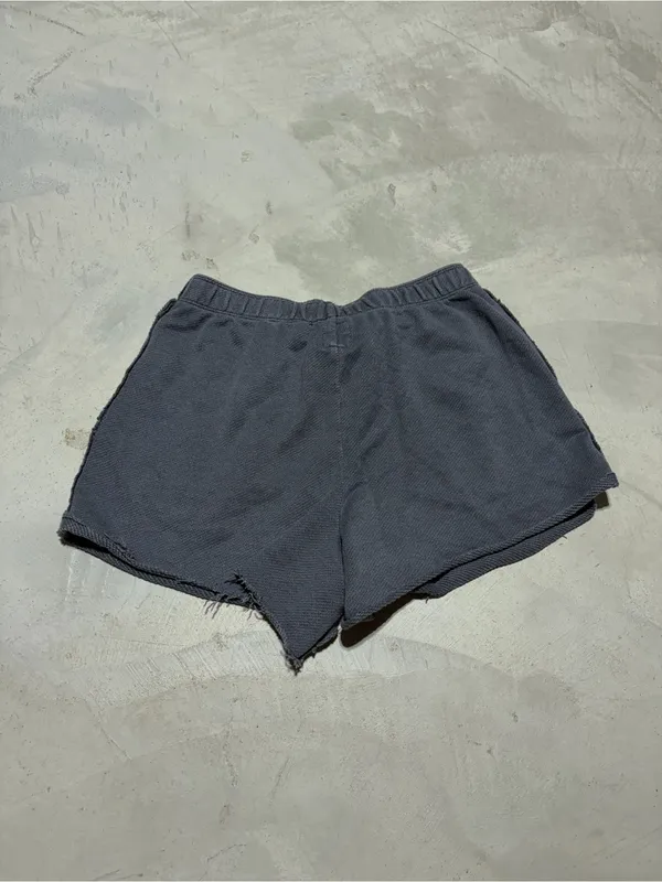 Aerie Casual Elastic-Waist Charcoal Grey Shorts medium - Image 7