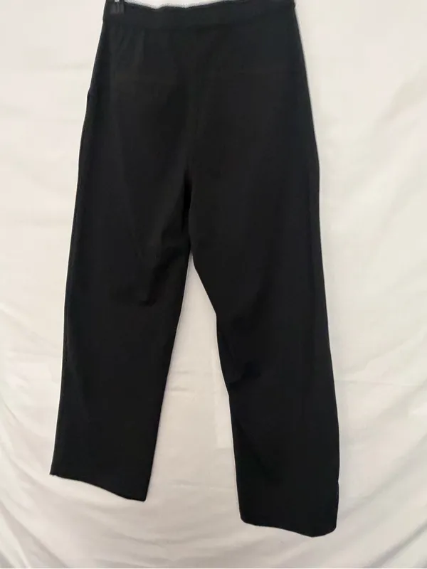 Halara High Waisted Wide Leg Dress Pants Black Pleated Pull On Trousers(A921) - Image 12