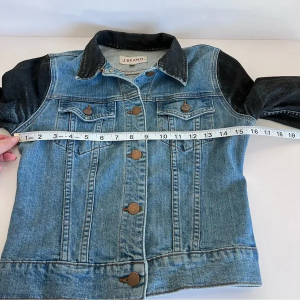 J Brand Bowie Two Tone‎ Jean Jacket - Image 13