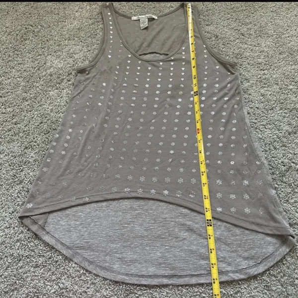 American Rag Cie Sleeveless Taupe Brown Tank Top - Image 6