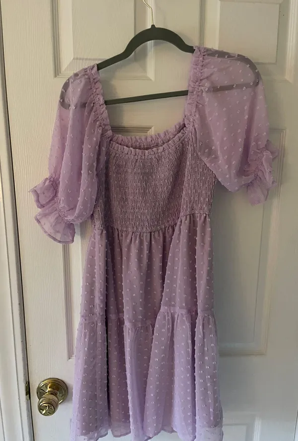 Amazon Purple Babydoll Dress - Image 2
