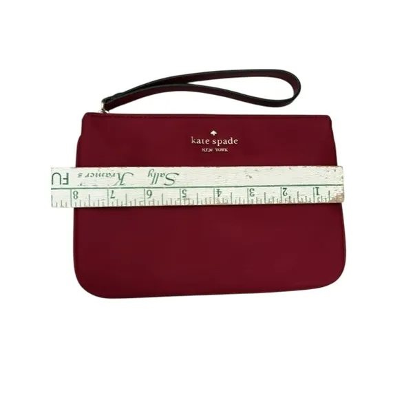 Kate Spade Chelsea Little Better Nylon Wristlet Cranberry WKR00614 - Image 5