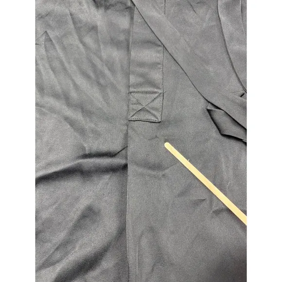Polo Ralph Lauren Dress Tie Neck Long‎ Sleeve Black Dress Size 6 - Image 5