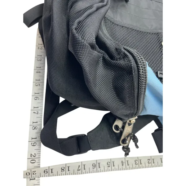 L.L. Bean Blue & Black Messenger Backpack With Multiple Compartments & Adjustabl - Image 5
