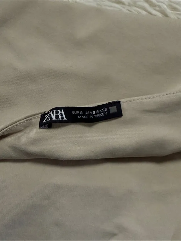 Zara Neutral Beige Scoop Neck Tank Top - Image 3
