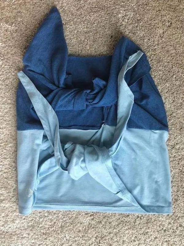 Notre Dame smiley face tube top Blue - Image 3