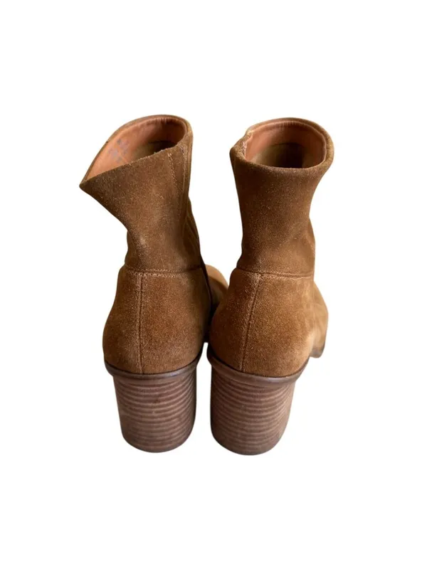 LUCKY BRAND Tan Suede Boots Size 7.5 Womens - Image 6