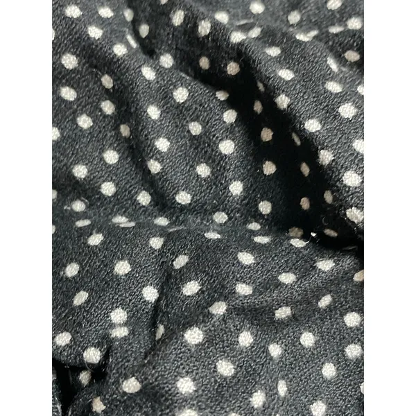 Abercrombie & Fitch Black Polka Dot Tie Strap Sleeveless Crop Cami Tank Top Sz M - Image 4