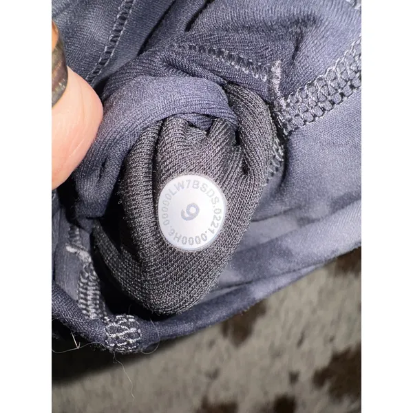 Lululemon Align Short 8" Diamond Dye Diamond Dye‎ Pitch Grey Graphite Grey SZ 6 - Image 4