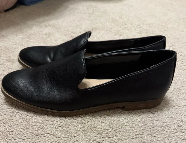 Michael Shannon Black Leather Slip-On Loafers - Image 2