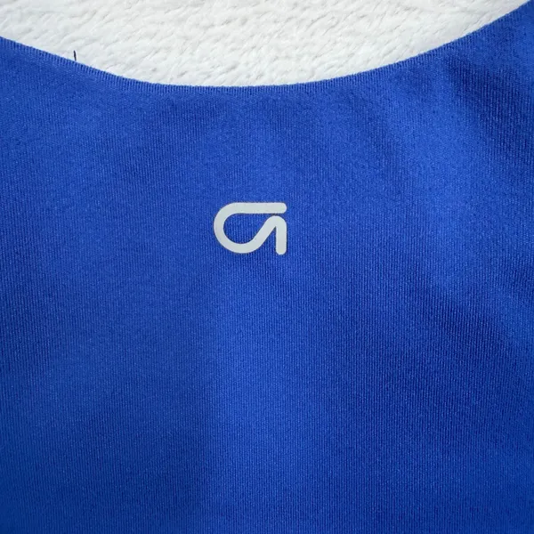 GapFit Size S Athletic Dress Royal Blue V-Neck Built-in Shorts Pocket GF004929 - Image 5