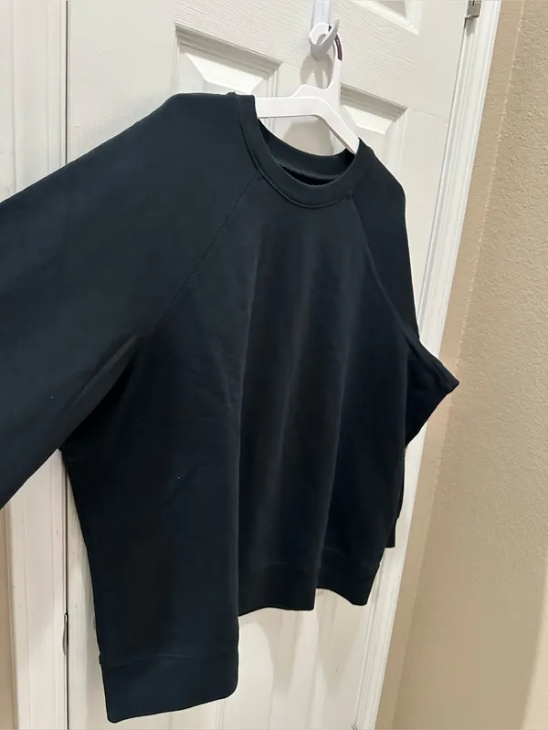 MADEWELL crew neck black sweatshirt size 2X 100% cotton oversized - Image 4