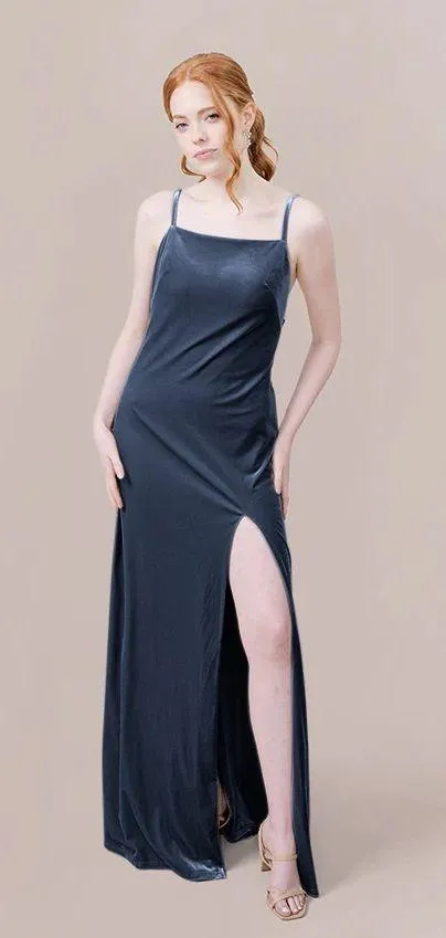 Revelry Steph Velvet Bridesmaid Dress - Image 5