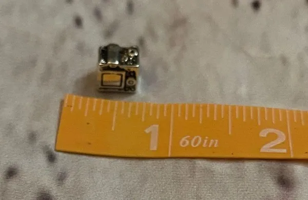 NIB slide digital camera charm Black - Image 3