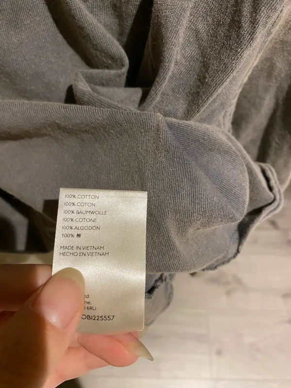 Free People Super Cute Grey Top Sweatshirt - Image 4