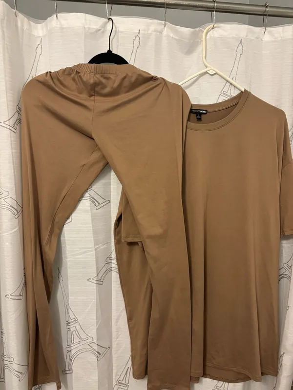 Stretch 2 pc Nude suit Brown Size L - Image 2