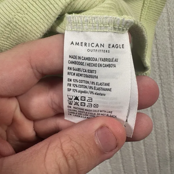 American Eagle Square Neck Ribbed Tank Top Women S - Image 4