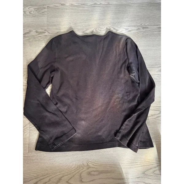 Holiday Editions Halloween Trick or Treat Pumpkins Ghost Long Sleeve Shirt Med - Image 3