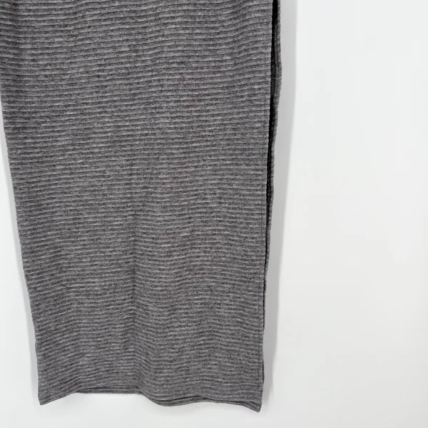 Lavender Brown Grey Maxi Bodycon Skirt With Slit Size M - Image 2