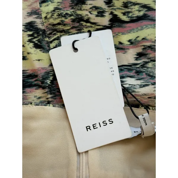 Reiss NWT Amy Skirt Size UK 14 / US 10‎ Multicolor Paisley Pleated Mini Pencil - Image 6