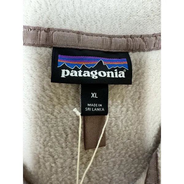 Patagonia Retro Pile Fleece Jacket Shroom Taupe Women's Size XL‎ - Image 9