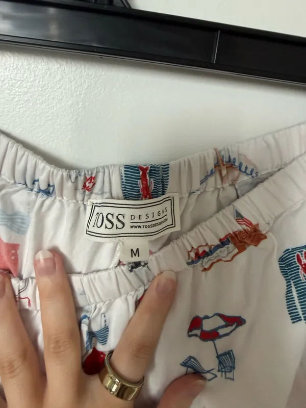 TOSS Designs Lounge Pajama Shorts Medium - Apres Sea - Image 8