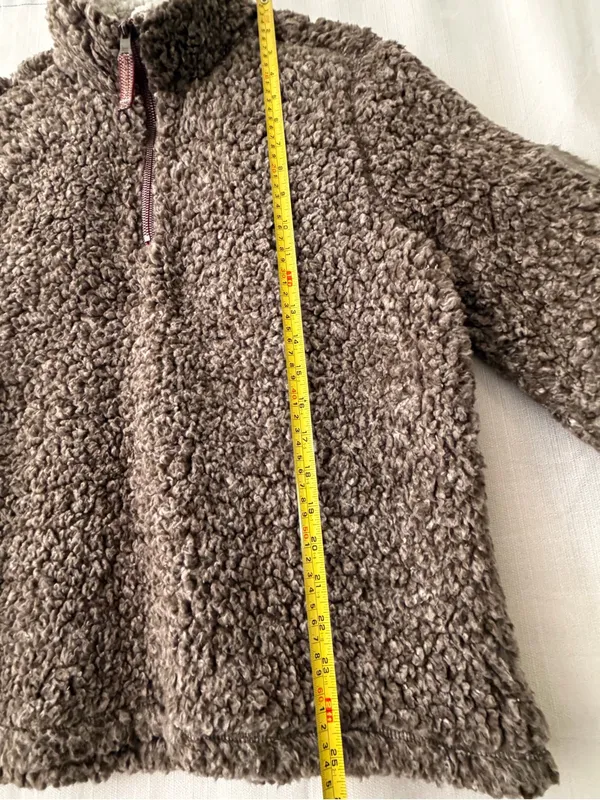 True Grit Sherpa Fleece Quarter Unisex size L Zip Pullover Excellent(C48) - Image 8