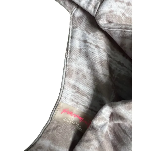 FP Movement Free People Tie Dye Ruched Strap‎ Twist Back Crop Top Mauve Medium - Image 3