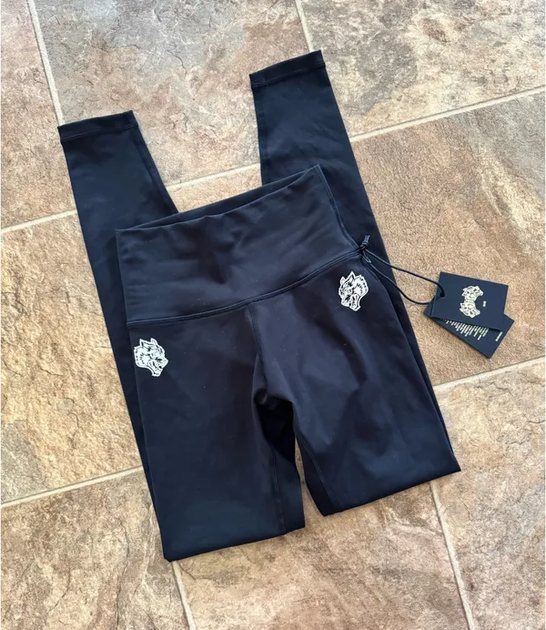 Darc Sport Dual Wolf Energy Full Length Leggings Black Size XS - Image 2