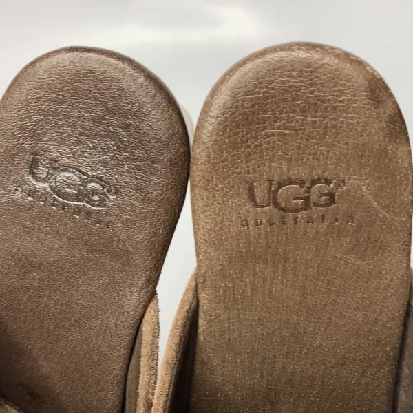 UGG Abbie espresso‎ suede leather clogs size 7 - Image 5