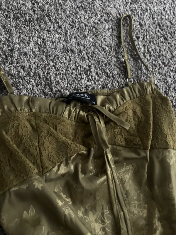 Cider Green Lace Dress - Image 2