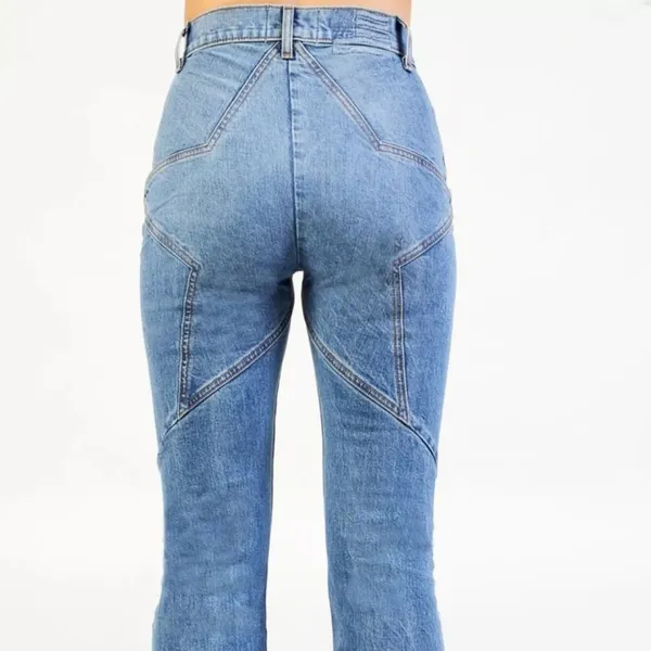Revice Venus Jeans 27 Star Eclipse Wash Blue Denim High Waist 70s - Image 12