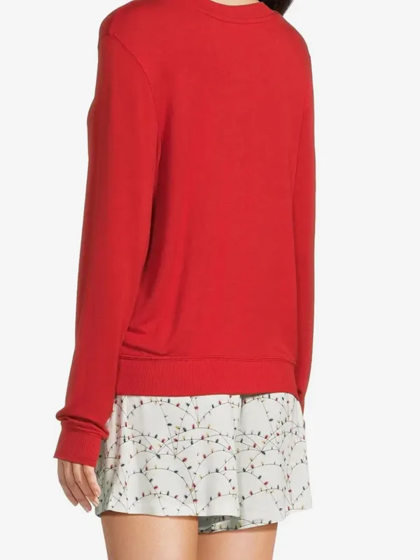 HONEYDEW Sugar Sweetheart Long Sleeve Shortie Set, Red MEDIUM, NEW tags - Image 2