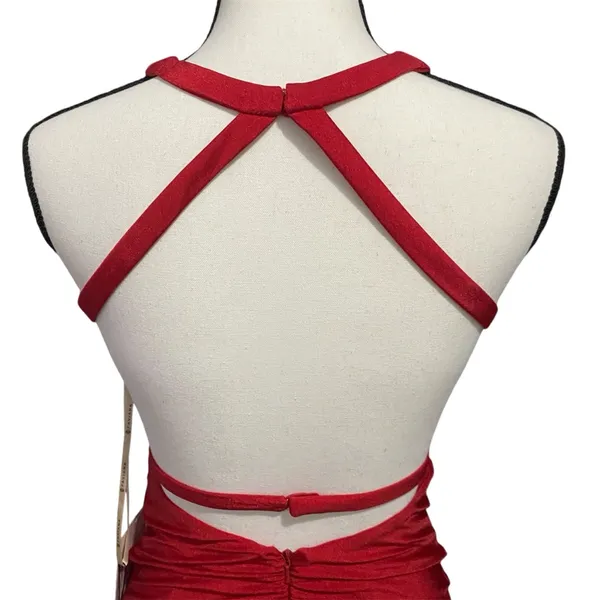 Faviana Ruby Backless Bodycon Dress Size 2 - Image 5