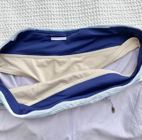 Lululemon Speed Short *4-way Stretch Lilac / Wave Twist Lilac Caspian Blue - Image 6