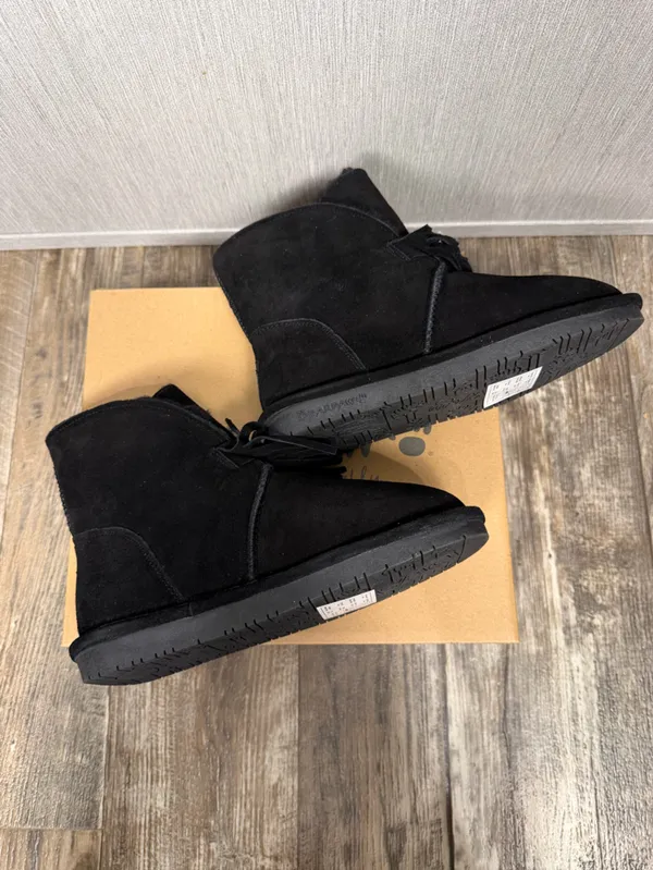 BearPaw Black Suede Tassel Ankle Boot Size 7 - Image 10