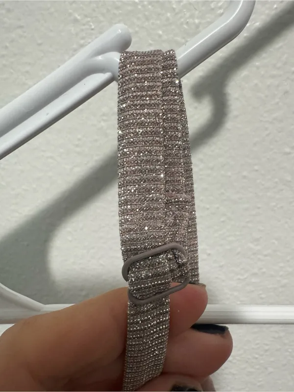 Macy's Sparkling Light Blush Spaghetti Strap Mini Dress Size 16W - Image 12