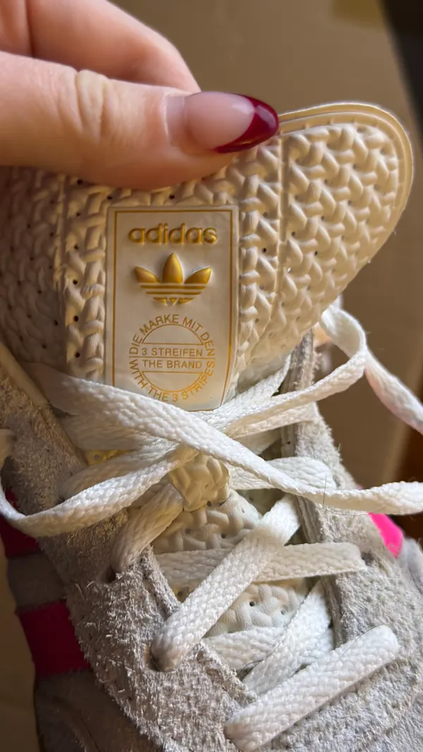 adidas Wmns Gazelle Indoor 'Off White Lucid Pink' - Image 9