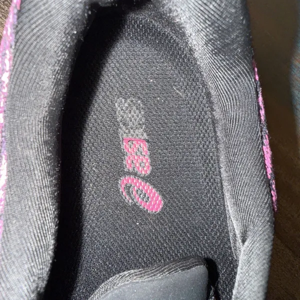 Oasics Sneakers Women's Size 9 1/2 Pink Black Lace Up Lightweight Preowned - Image 11