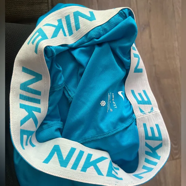 Nike Turquoise Dri-FIT Athletic Shorts - Image 5