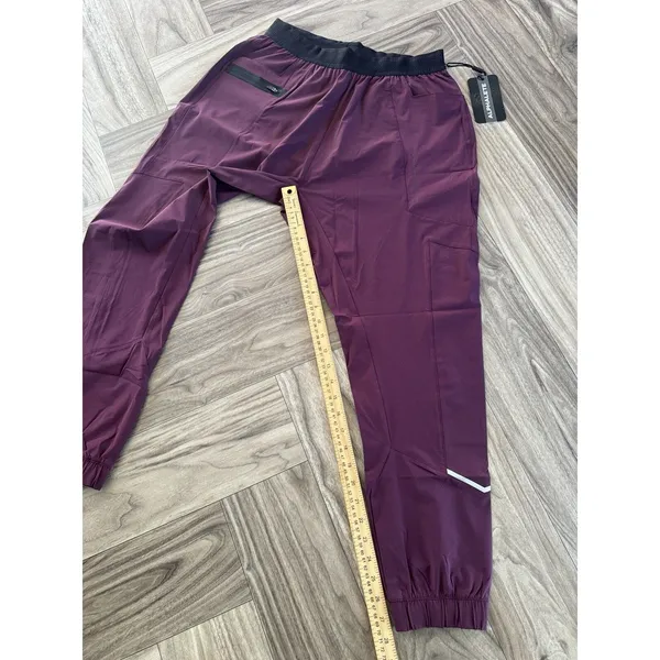 Alphalete Women’s Infinity Studio Pants - Burgundy, Size Medium - Image 7
