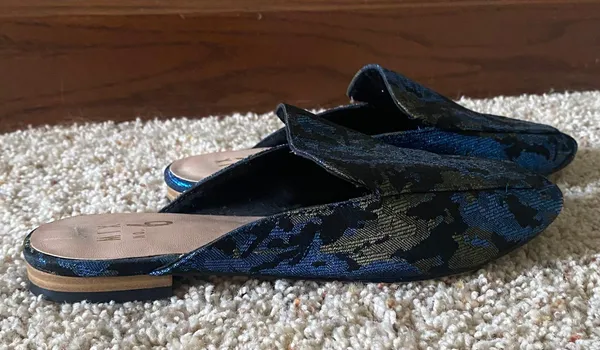 Sparkly Patterned Mules - Image 7
