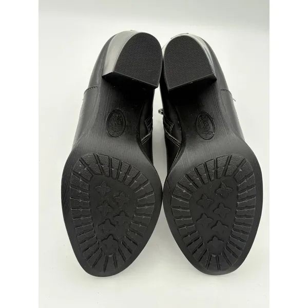Women’s Eüro Soft Size 8 Black Leather Ankle Boots - Image 6